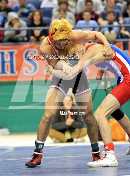 Thumbnail 1 in NCHSAA State 3A Wrestling Championships (Finals) photogallery.