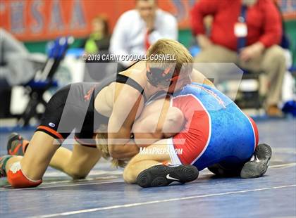 Thumbnail 2 in NCHSAA State 3A Wrestling Championships (Finals) photogallery.