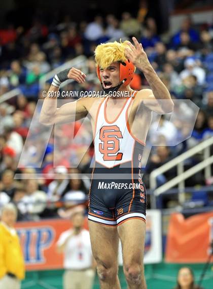 Thumbnail 2 in NCHSAA State 3A Wrestling Championships (Finals) photogallery.