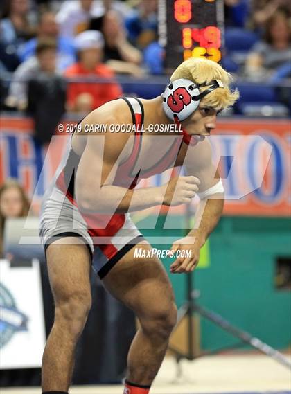 Thumbnail 1 in NCHSAA State 3A Wrestling Championships (Finals) photogallery.