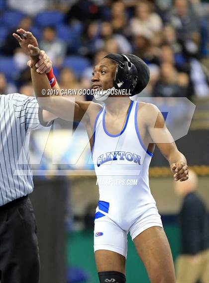 Thumbnail 1 in NCHSAA State 3A Wrestling Championships (Finals) photogallery.