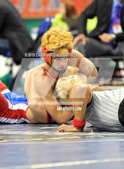 Thumbnail 2 in NCHSAA State 3A Wrestling Championships (Finals) photogallery.