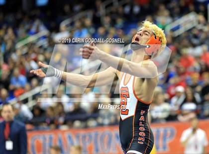 Thumbnail 3 in NCHSAA State 3A Wrestling Championships (Finals) photogallery.
