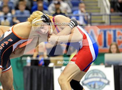 Thumbnail 3 in NCHSAA State 3A Wrestling Championships (Finals) photogallery.