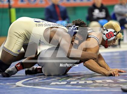 Thumbnail 3 in NCHSAA State 3A Wrestling Championships (Finals) photogallery.