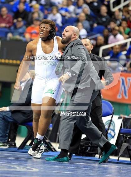 Thumbnail 1 in NCHSAA State 3A Wrestling Championships (Finals) photogallery.