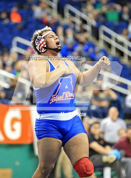 Thumbnail 1 in NCHSAA State 3A Wrestling Championships (Finals) photogallery.