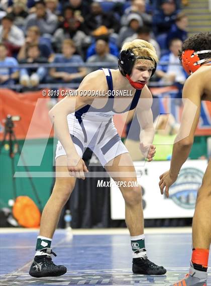 Thumbnail 3 in NCHSAA State 3A Wrestling Championships (Finals) photogallery.
