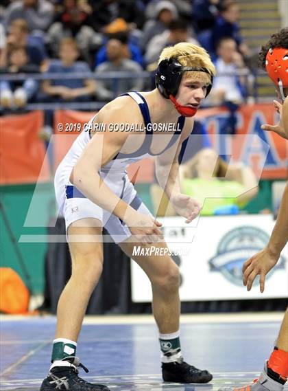 Thumbnail 2 in NCHSAA State 3A Wrestling Championships (Finals) photogallery.