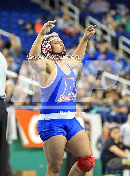 Thumbnail 2 in NCHSAA State 3A Wrestling Championships (Finals) photogallery.