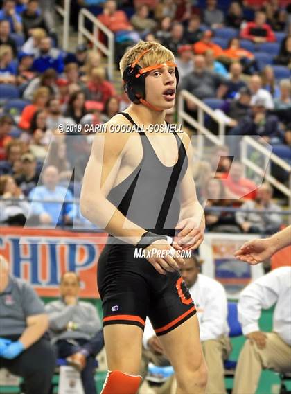 Thumbnail 3 in NCHSAA State 3A Wrestling Championships (Finals) photogallery.