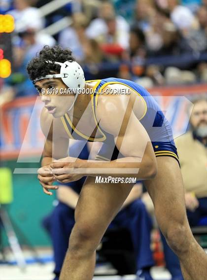 Thumbnail 3 in NCHSAA State 3A Wrestling Championships (Finals) photogallery.