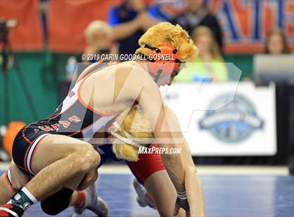 Thumbnail 3 in NCHSAA State 3A Wrestling Championships (Finals) photogallery.