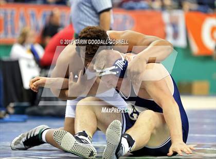 Thumbnail 2 in NCHSAA State 3A Wrestling Championships (Finals) photogallery.