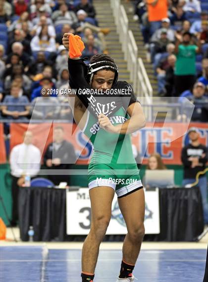 Thumbnail 1 in NCHSAA State 3A Wrestling Championships (Finals) photogallery.