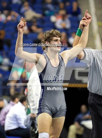 Thumbnail 2 in NCHSAA State 3A Wrestling Championships (Finals) photogallery.