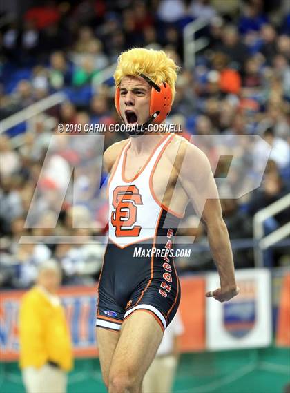 Thumbnail 1 in NCHSAA State 3A Wrestling Championships (Finals) photogallery.