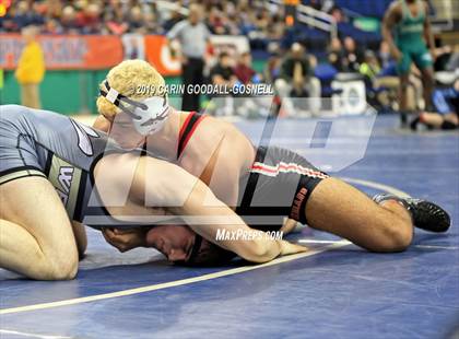 Thumbnail 2 in NCHSAA State 3A Wrestling Championships (Finals) photogallery.
