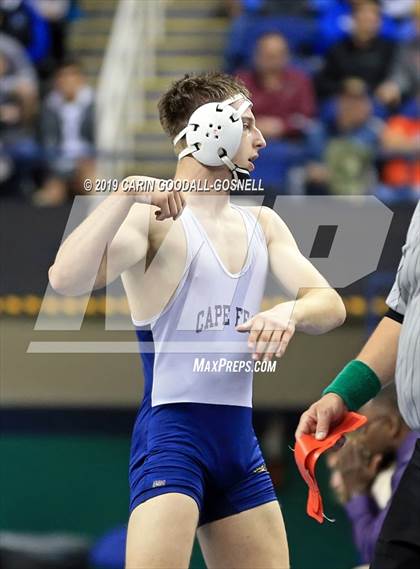 Thumbnail 2 in NCHSAA State 3A Wrestling Championships (Finals) photogallery.