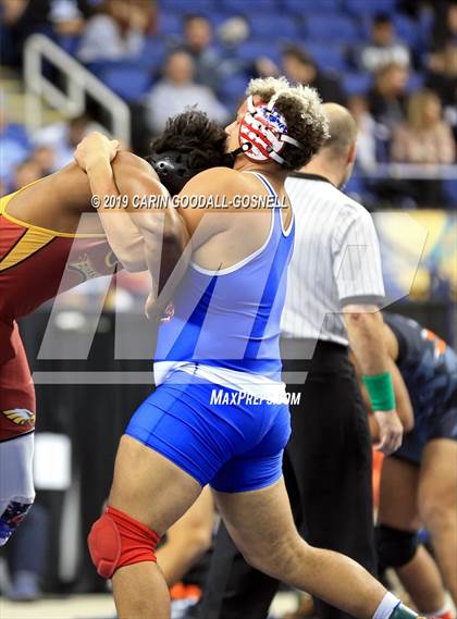 Thumbnail 2 in NCHSAA State 3A Wrestling Championships (Finals) photogallery.