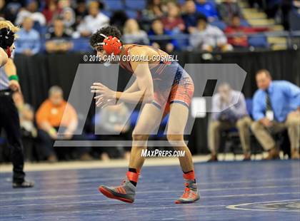 Thumbnail 2 in NCHSAA State 3A Wrestling Championships (Finals) photogallery.