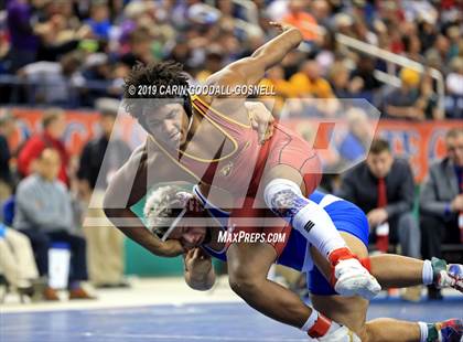 Thumbnail 3 in NCHSAA State 3A Wrestling Championships (Finals) photogallery.