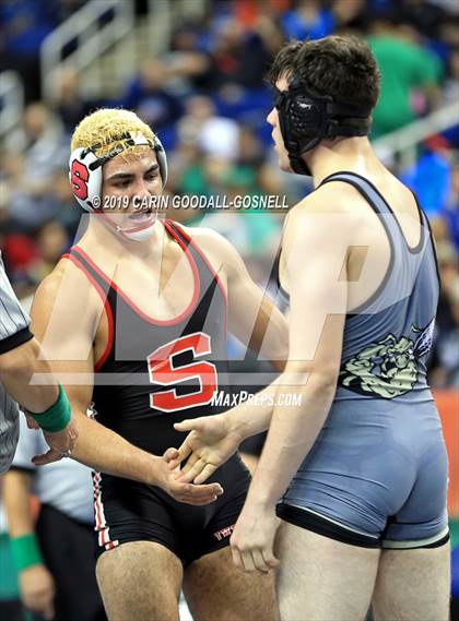Thumbnail 1 in NCHSAA State 3A Wrestling Championships (Finals) photogallery.