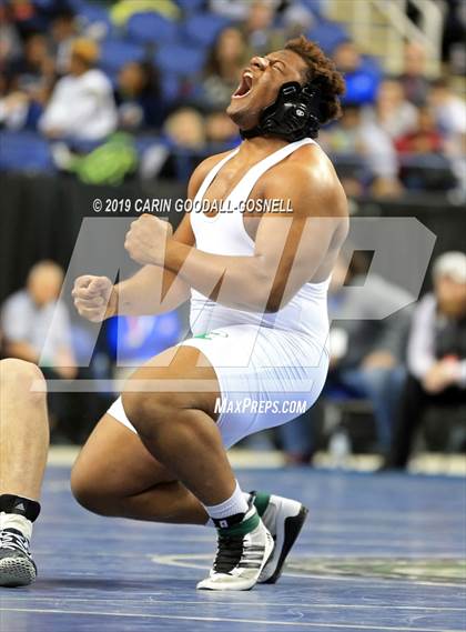 Thumbnail 1 in NCHSAA State 3A Wrestling Championships (Finals) photogallery.
