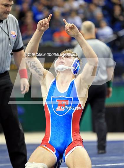 Thumbnail 3 in NCHSAA State 3A Wrestling Championships (Finals) photogallery.