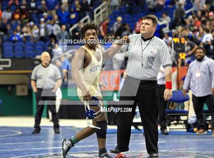 Thumbnail 2 in NCHSAA State 3A Wrestling Championships (Finals) photogallery.