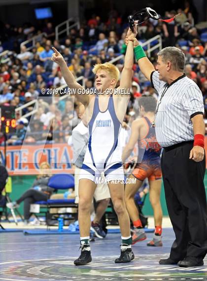 Thumbnail 3 in NCHSAA State 3A Wrestling Championships (Finals) photogallery.