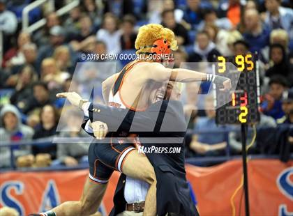 Thumbnail 2 in NCHSAA State 3A Wrestling Championships (Finals) photogallery.