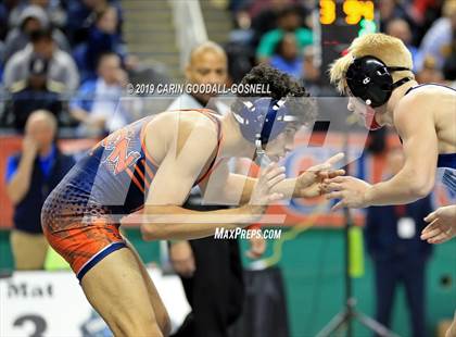 Thumbnail 1 in NCHSAA State 3A Wrestling Championships (Finals) photogallery.