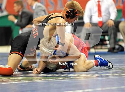 Thumbnail 2 in NCHSAA State 3A Wrestling Championships (Finals) photogallery.