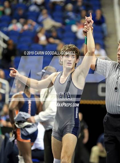 Thumbnail 1 in NCHSAA State 3A Wrestling Championships (Finals) photogallery.