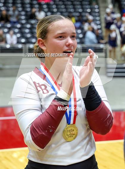 Thumbnail 3 in McKinney North vs. Flour Bluff (UIL 5A Volleyball Division I Final Medal Ceremony) photogallery.