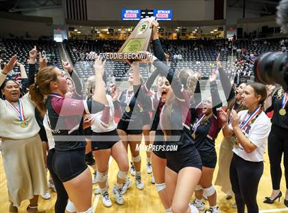 Thumbnail 2 in McKinney North vs. Flour Bluff (UIL 5A Volleyball Division I Final Medal Ceremony) photogallery.