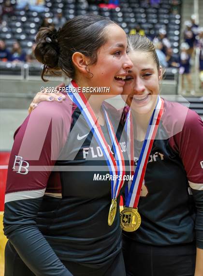 Thumbnail 2 in McKinney North vs. Flour Bluff (UIL 5A Volleyball Division I Final Medal Ceremony) photogallery.
