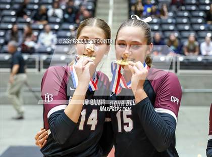 Thumbnail 1 in McKinney North vs. Flour Bluff (UIL 5A Volleyball Division I Final Medal Ceremony) photogallery.