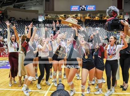Thumbnail 1 in McKinney North vs. Flour Bluff (UIL 5A Volleyball Division I Final Medal Ceremony) photogallery.