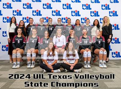 Thumbnail 2 in McKinney North vs. Flour Bluff (UIL 5A Volleyball Division I Final Medal Ceremony) photogallery.