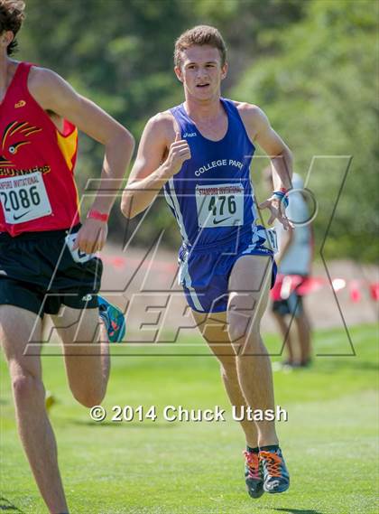 Thumbnail 1 in Stanford Invitational Boys 5K Division 2 Race photogallery.