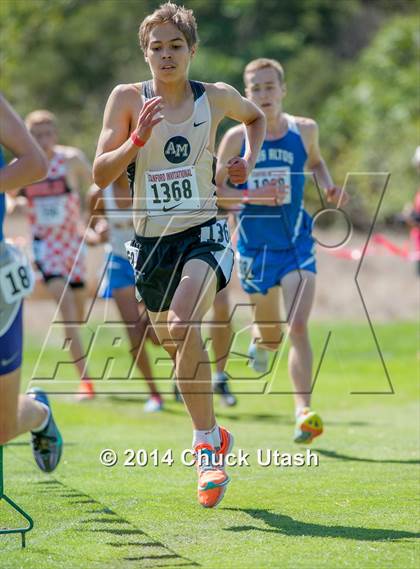 Thumbnail 1 in Stanford Invitational Boys 5K Division 2 Race photogallery.