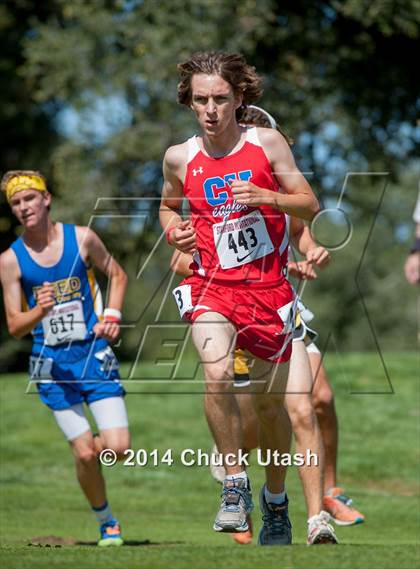 Thumbnail 2 in Stanford Invitational Boys 5K Division 2 Race photogallery.