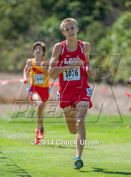Thumbnail 2 in Stanford Invitational Boys 5K Division 2 Race photogallery.