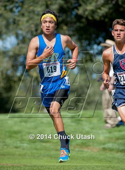 Thumbnail 2 in Stanford Invitational Boys 5K Division 2 Race photogallery.
