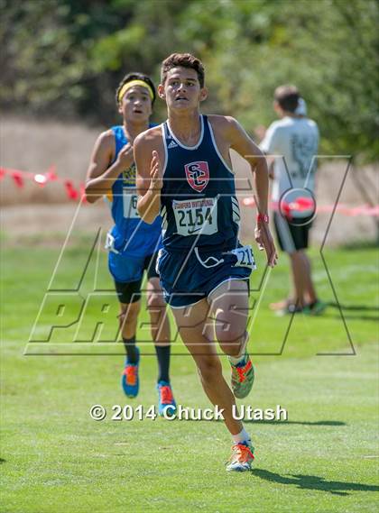 Thumbnail 2 in Stanford Invitational Boys 5K Division 2 Race photogallery.