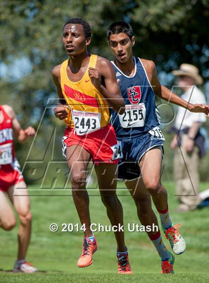 Thumbnail 3 in Stanford Invitational Boys 5K Division 2 Race photogallery.