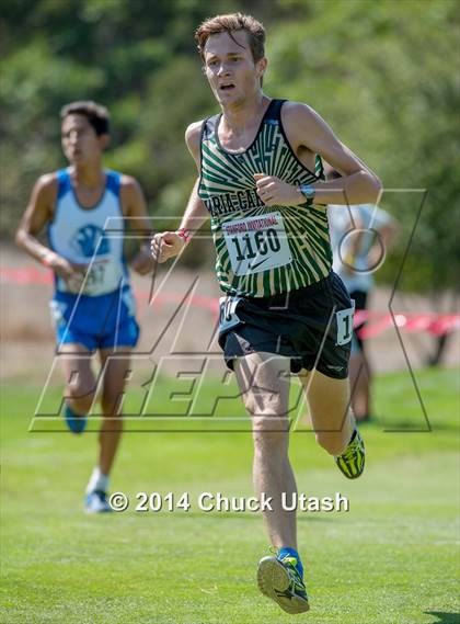 Thumbnail 1 in Stanford Invitational Boys 5K Division 2 Race photogallery.