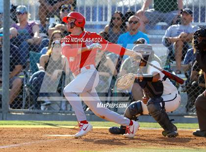 Thumbnail 1 in Mater Dei vs. St. John Bosco photogallery.